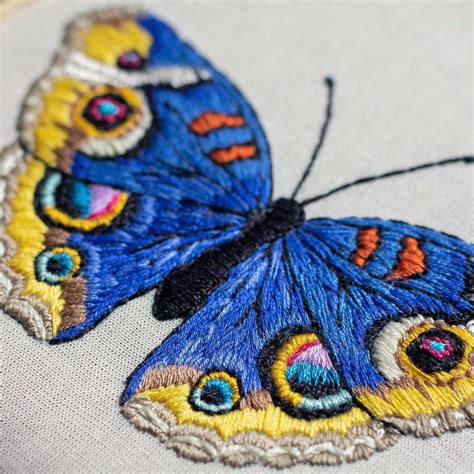 Textile Art Embroidery Butterfly Embroidery Hand Embroidery Patterns