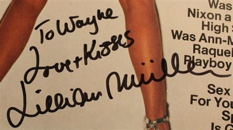 Mavin Playboy Magazine June 1976 Autographed Cover Lillian Muller
