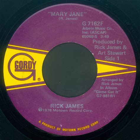Rick James Mary Jane 1978 Vinyl Discogs