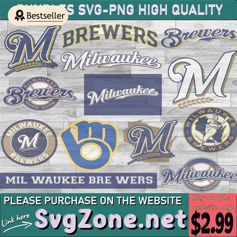 Milwaukee Brewers Svg Png Svg Sports Files Svg For Cricut Etsy