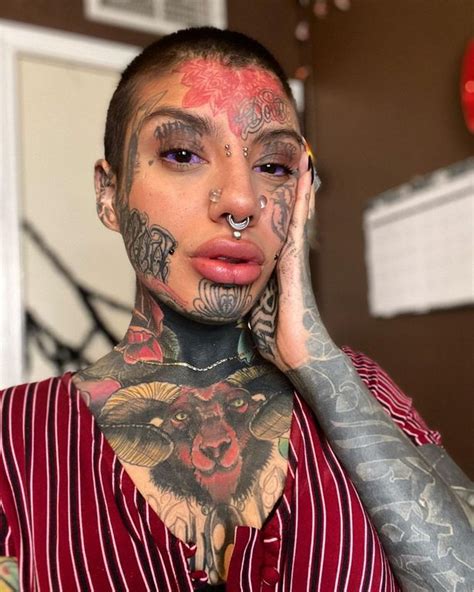 Model Who Went Blind From Eyeball Ink Says Getting Face Tattoos Feel