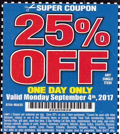 harbor freight 25 off coupon one day only struggleville