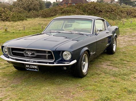 1967 Ford Mustang Fastback Nightmist Blue For Sale Car And Classic