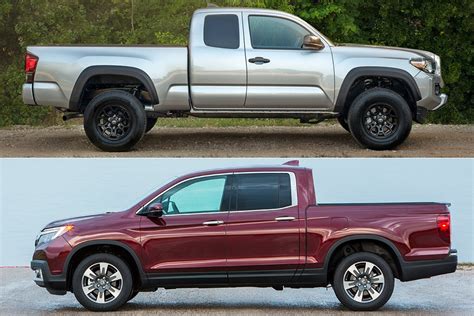 2019 Toyota Tacoma Vs 2019 Honda Ridgeline Which Is Better Autotrader