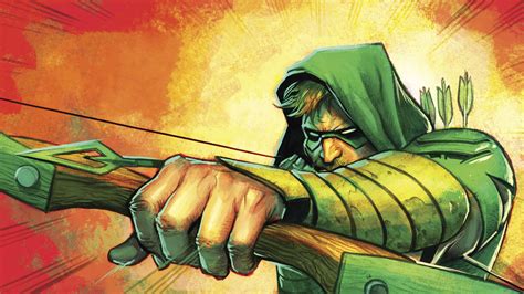 Desktop Wallpaper Comics Green Arrow Bow Hd Image Picture