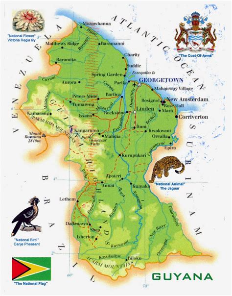 Pic Of Guyana Map