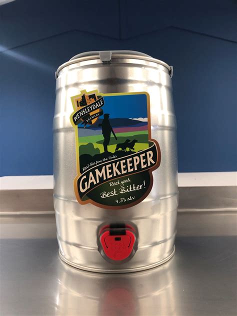 Gamekeeper Best Bitter 5 Litre Mini Keg Wensleydale Brewery Events