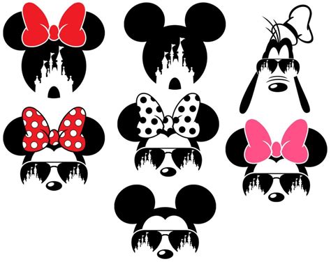 Mickey Mouse Svg Minnie Pirate Disney Castle Clipart • Onyx Prints