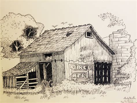Old Barn Drawings Hello Art World Hope You All Enjoy These Amazing