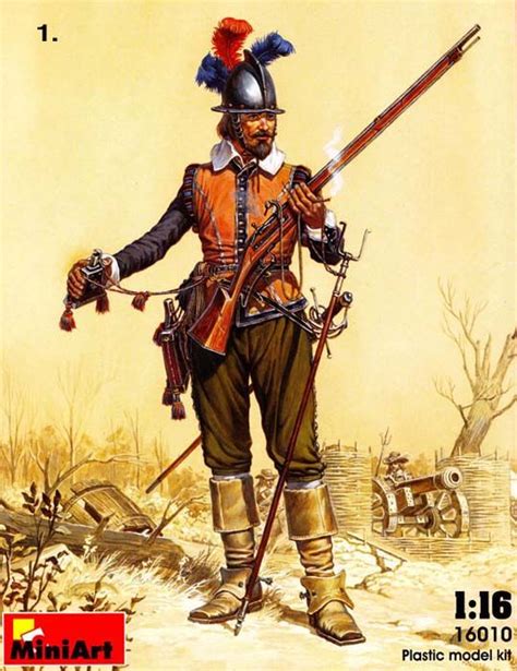 1 16th Scale 17th Century Netherlands Musketeer Netherlands Historical Warriors Musketeers