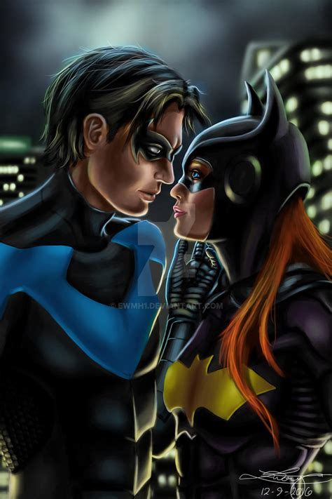 Nightwing And Batgirl Fanart By Ewmh1 On Deviantart