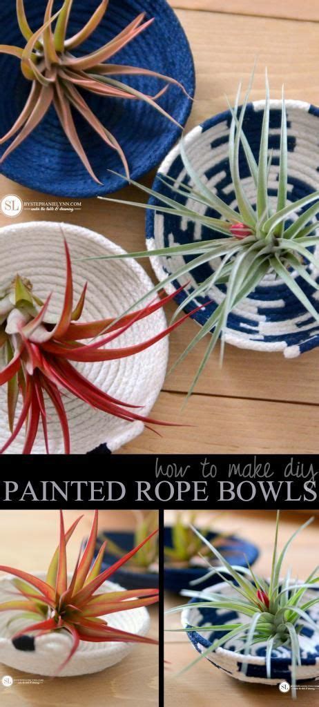 Painted Rope Bowls Michaelsmakers Bystephanielynn Rope Crafts