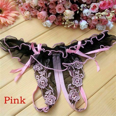 sexy women lace thong g string panties lingerie underwear crotchles t back usa ebay