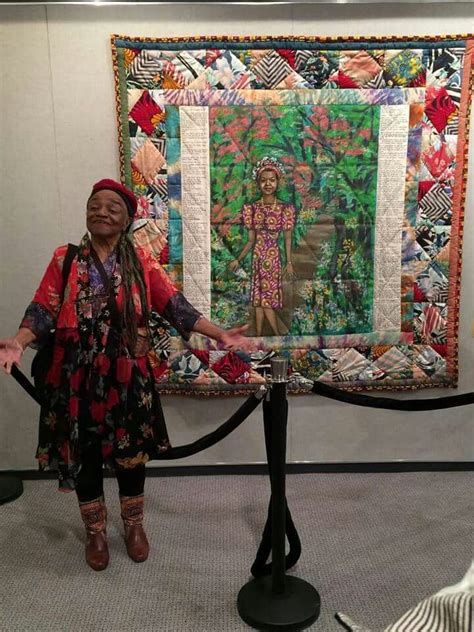 Faith Ringgold And Her Wonderful Piece Mayas Quilt Of Life Which