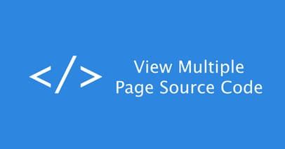 View Multiple Page Source Code Tools Joydeep Deb