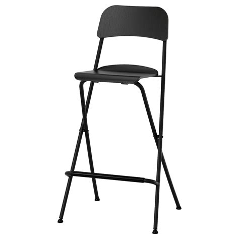 franklin bar stool with backrest foldable black black 0727487 pe735712 s5