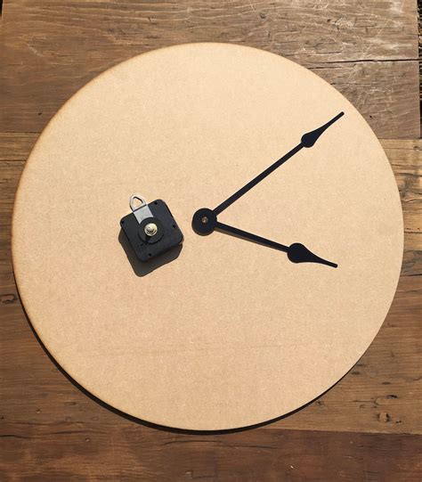Wooden Wall Clock Making Kit Etsy