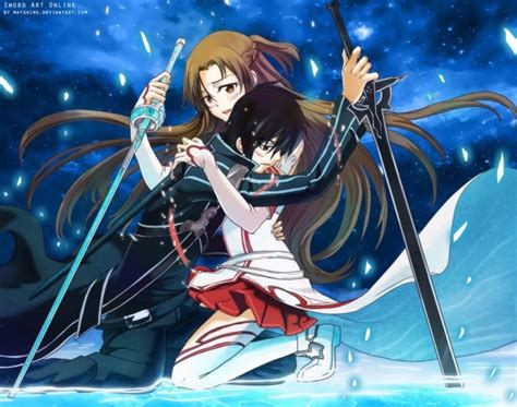 Sword Art Online Yuuki Asuna Kirigaya Kazuto Anime Hd Wallpapers