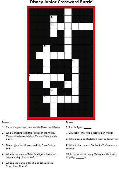 This is the printable puzzles adults printable crossword puzzles from free printable word searches for adults which you are able to print for free. 11 Fun Disney Crossword Puzzles | Kitty Baby Love