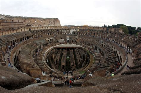 Ancient Roman Colosseum Inside