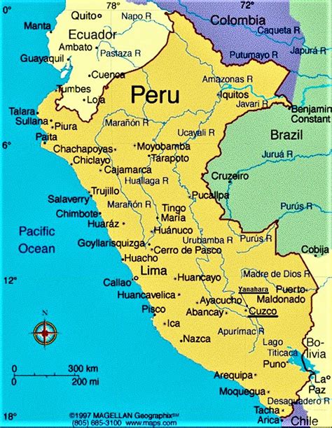 ⊛ Mapa Del Perú 🥇 Político And Físico Con Nombres Para Imprimir 2022