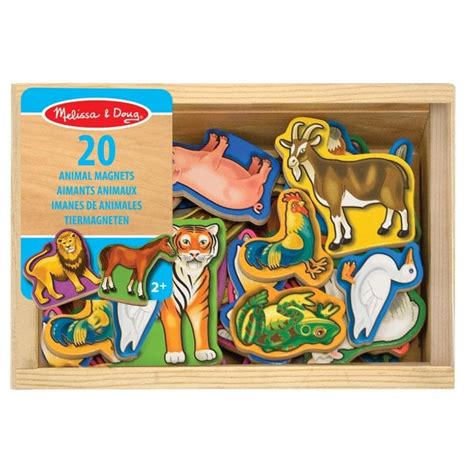 Melissa And Doug Wooden Animal Magnets Early Years Resources