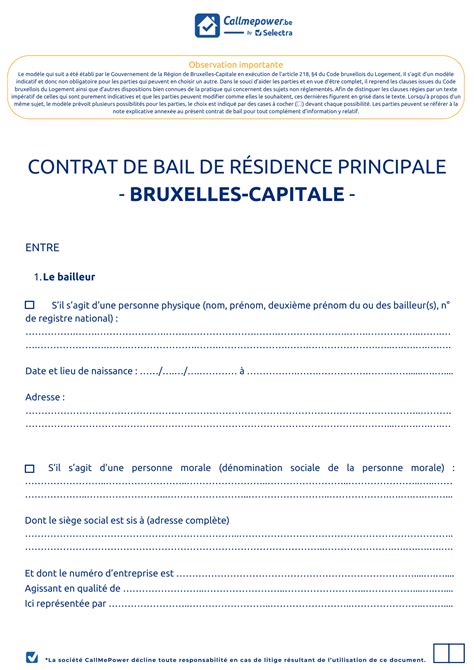 Bailleur Droits Et Obligations En Belgique