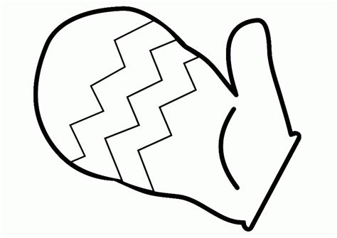 Mitten Coloring Pages - Coloring Home