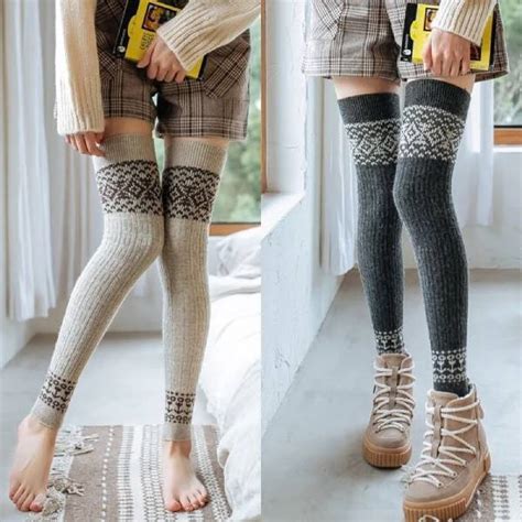 Buy Over The Knee Wool Leg Warmers For Girls Blumoon