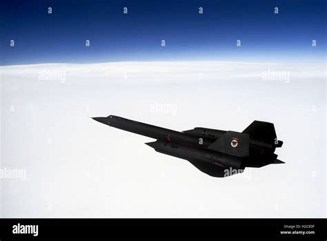 A Us Air Force Sr 71 Blackbird Long Range Strategic Reconnaissance
