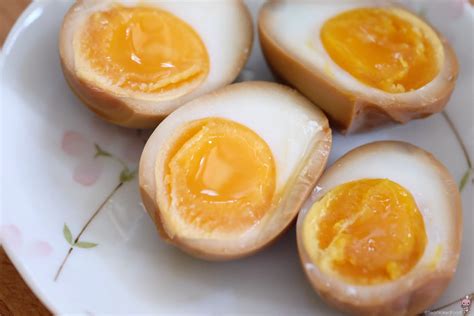 shoyu tamago japanese soy sauce egg bear naked food