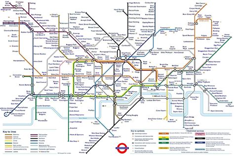 The Best London Underground Tube Map Pastiches