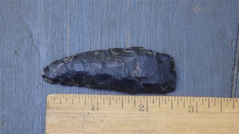 Black Flint Archaic Blade Ket Artifacts