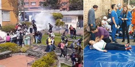 Quince Estudiantes De Colegio Resultaron Desmayados Por Gases Lanzados