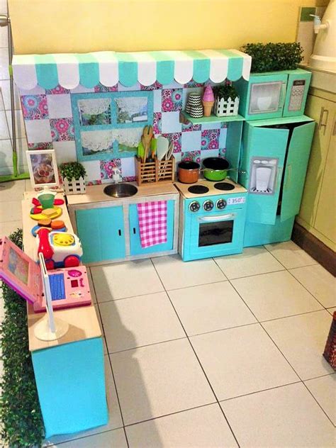Filipina Mom Creates A Mini Play Kitchen For Her Toddler
