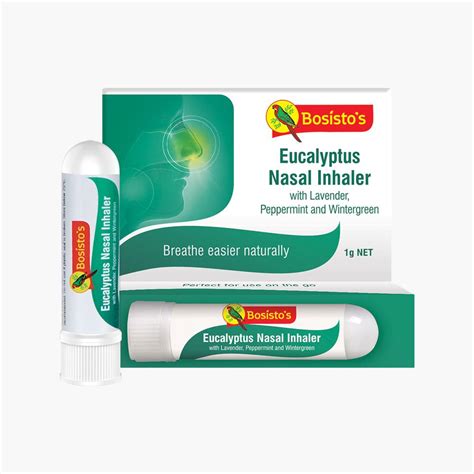 Eucalyptus Nasal Inhaler Bosistos Eucalyptus Nasal Inhaler