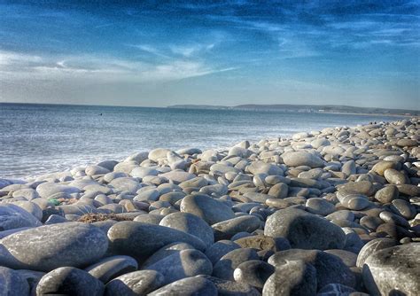 England Beach Pebbles Surfing Blue Coast Wallpapers Hd Desktop