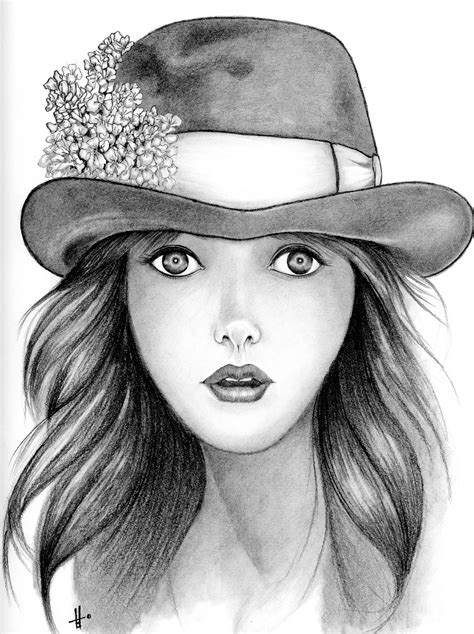 Girl Portrait Sketch At Explore Collection Of Girl