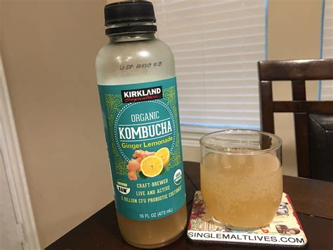 Kirkland Kombuchaorganic Ginger Lemonade