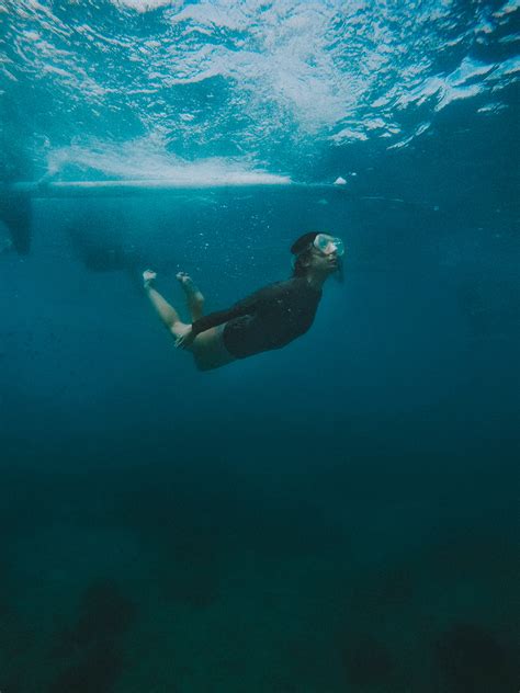 Person Underwater · Free Stock Photo
