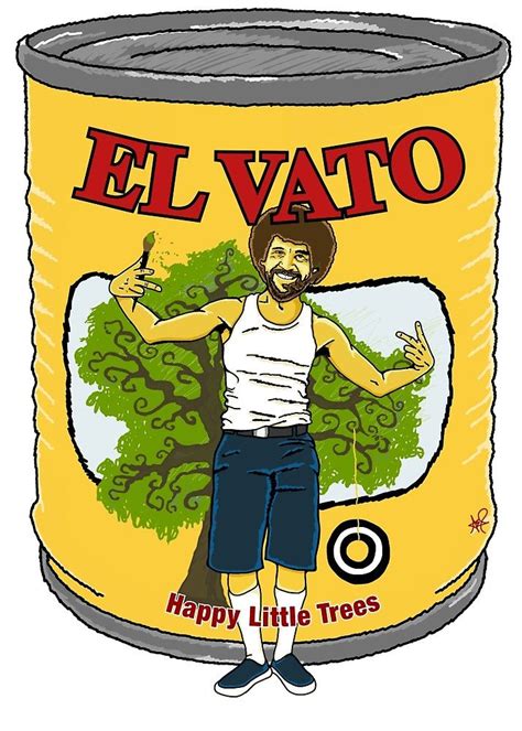 El Vato Happy Little Trees By Apadilladesign Famous Artists Paintings