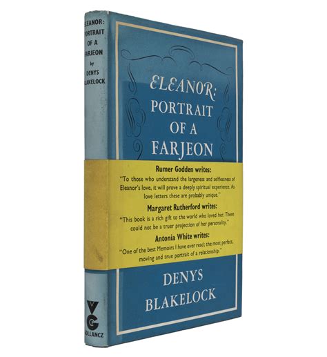 Eleanor Portrait Of A Farjeon By Farjeon Eleanor Blakelock Denys 1966 Jarndyce The