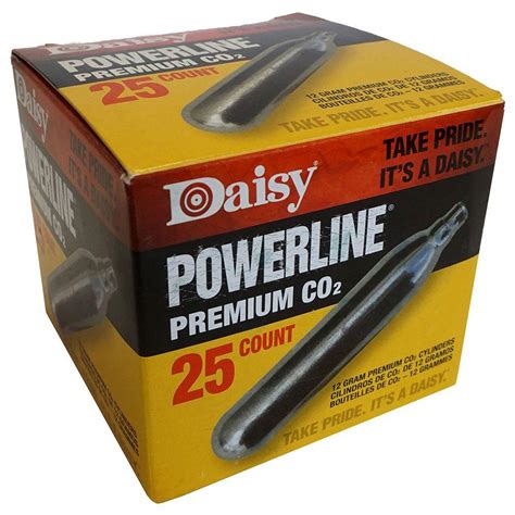 Buy Cheap Daisy 108 PowerLine CO2 Cylinders 25 Pieces ReplicaAirguns Ca