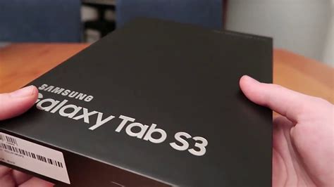 Samsung Tab S3 Unboxing Youtube