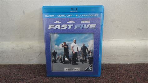 Fast Five Blu Ray Digital Ultraviolet Paul Walker Vin Diesel Like