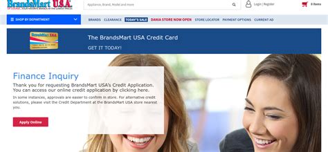 Its performed online and very fast to secure. www.brandsmartusa.com/synchrony-app-online - BrandsMart USA Credit Card Bill Payment Guide
