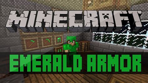 Minecraft Mods 145 Emerald Armor Youtube