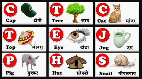 134 Simple English Words With Marathi Meanings With Pdf File With