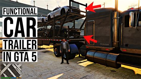 Functional Car Trailer Mod In Gta 5 How To Install A Functional Car Trailer For Your Cars In