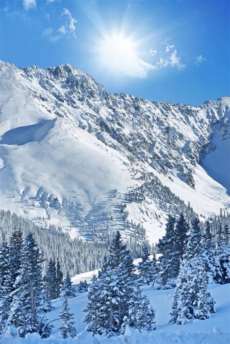 Winter Alpine Landscape Stock Photo Image Of Mountains 35915940